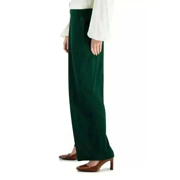 Alfani Women's Wide-Leg Pull-On Pants Green Cedar Basalm Size XL, $69.5 NWT - Picture 3 of 7